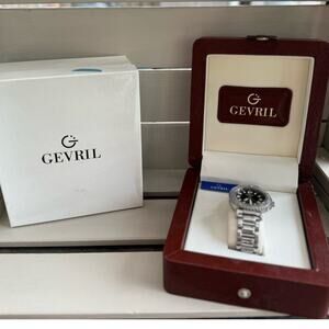 Gevril Seacloud Men's Authentic Limited Edition Steel Watch 40mm Watch 223/500